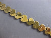 ESTATE WIDE 14KT WHITE & YELLOW GOLD CLASSIC MATTE & SHINY FUN FLORAL BRACELET