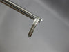 ESTATE .20CT DIAMOND 14KT WHITE GOLD 3D BAGUETTE CHANNEL OVAL HANGING EARRINGS