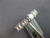 LARGE 5.11CT DIAMOND 18KT WHITE GOLD EMERALD CUT SHARED PRONG ANNIVERSARY RING