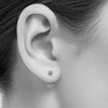 2.0CT DIAMOND 14KT YELLOW GOLD 3D CLASSIC ROUND 4 PRONG SCREWBACK STUD EARRINGS