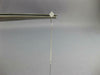 LONG .14CT DIAMOND 14KT WHITE GOLD 3D GEOMETRICAL CAHIN BAR FUN HANGING EARRINGS