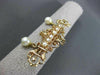 ANTIQUE 14K YELLOW GOLD & AAA SOUTH SEA PEARL VICTORIAN CROWN BROOCH / PIN 22527