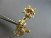 ESTATE .08CT AAA RUBY 14KT YELLOW GOLD HANDCRAFTED HAPPY DOG BROOCH PIN #27607