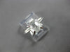 1.55CT SALT & PEPPER DIAMOND 18K WHITE GOLD 3D SOLITAIRE CUSHION ENGAGEMENT RING