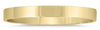 ESTATE 14KT YELLOW GOLD CLASSIC SOLID COMFORT FIT 2MM WEDDING ANNIVERSARY RING