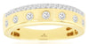 ESTATE .40CT DIAMOND 14KT YELLOW GOLD 3D ROUND ETOILE FUN RING