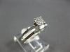 .65CT DIAMOND 14KT WHITE GOLD 3D ROUND & BAGUETTE ENGAGEMENT WEDDING RING SET