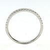 .23CT DIAMOND 18KT WHITE GOLD 3D ROUND SEMI ETERNITY COMFORT FIT ANNIVESARY RING