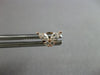 SMALL .31CT DIAMOND 14KT ROSE GOLD 3D ROUND & MARQUISE BUTTERFLY STUD EARRINGS