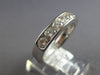 WIDE 1CT DIAMOND 14K WHITE GOLD CLASSIC 6 STONE CHANNEL WEDDING ANNIVERSARY RING
