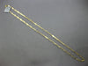 ESTATE 18KT YELLOW GOLD 3D CLASSIC OVAL LINK FUN CHAIN NECKLACE