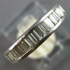 1.35CT DIAMOND 14K WHITE GOLD 3D ROUND & BAGUETTE SEMI ETERNITY ANNIVERSARY RING