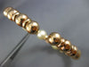 ESTATE LARGE .70CT DIAMOND & AAA SOUTH SEA PEARL 14KT ROSE GOLD BANGLE BRACELET