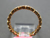 ESTATE .44CT DIAMOND 18KT ROSE GOLD 3D CLASSIC ROUND FILIGREE ETERNITY RING