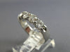ESTATE LARGE 1.50CT DIAMOND 14K WHITE GOLD SHARED PRONG WEDDING ANNIVERSARY RING