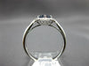.97CT DIAMOND & AAA SAPPHIRE 14KT WHITE GOLD 3D OVAL & ROUND FILIGREE CROWN RING
