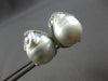 EXTRA LARGE 1.8CT DIAMOND & AAA SOUTH SEA PEARL 18KT WHITE GOLD HANGING EARRINGS