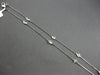 ESTATE LARGE 1.5CT DIAMOND 14KT WHITE GOLD INSIDE OUT BY THE YARD LOVE NECKLACE