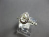 .81CT DIAMOND 14KT WHITE GOLD 3D PEAR SHAPE & ROUND CLASSIC HALO ENGAGEMENT RING