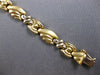 ESTATE 14KT WHITE & YELLOW GOLD 3D MATTE & SHINY CLASSIC FLORAL FUN BRACELET