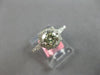 ESTATE 1.05CT DIAMOND 18K WHITE GOLD ROUND SOLITAIRE STAR FLOWER ENGAGAMENT RING