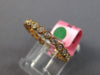 .39CT DIAMOND 18KT YELLOW GOLD 3D ROUND BEZEL FILIGREE ETERNITY ANNIVERSARY RING