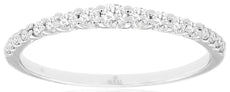 .30CT DIAMOND 14KT WHITE GOLD ROUND JOURNEY GRADUATING WEDDING ANNIVERSARY RING