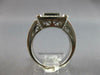 LARGE 1.07CT DIAMOND 18KT WHITE GOLD ROUND & PRINCESS INVISIBLE SQUARE FUN RING