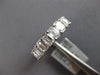 LARGE 6.07CT DIAMOND 18KT WHITE GOLD EMERALD CUT SHARED PRONG ANNIVERSARY RING