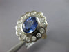 LARGE 3.65CT DIAMOND & AAA TANZANITE 14K 2 TONE GOLD OVAL & ROUND BEZEL FUN RING