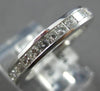 .60CT DIAMOND 14KT WHITE GOLD ROUND & PRINCESS CHANNEL WEDDING ANNIVERSARY RING
