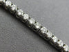 ESTATE WIDE 1.83CT DIAMOND 14KT WHITE GOLD 3D CLASSIC ROUND 2MM TENNIS BRACELET