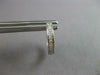 ESTATE .11CT DIAMOND 14KT WHITE GOLD ROUND FILIGREE HUGGIE HOOP HANGING EARRINGS