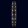 4.41CT BLACK DIAMOND 14KT ROSE GOLD 3D ROUND ETERNITY WEDDING ANNIVERSARY RING