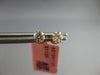 ESTATE .33CT DIAMOND 14KT YELLOW GOLD 3D ROUND CLASSIC FOUR PRONG STUD EARRINGS