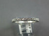 .24CT DIAMOND 14KT WHITE GOLD CLASSIC 2MM 4 PRONG SEMI ETERNITY ANNIVERSARY RING