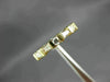 ESTATE .40CT BAGUETTE & ROUND DIAMOND 14K YELLOW GOLD 3D ANNIVERSARY RING 10077