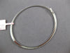 .85CT DIAMOND 14KT WHITE GOLD 3D CLASSIC ROUND SEMI ETERNITY 2MM BANGLE BRACELET