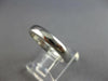 14K WHITE GOLD 3D CLASSIC SOLID 3.5MM SHINY MENS WEDDING ANNIVERSARY RING #27597