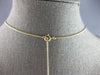 .23CT DIAMOND 14KT YELLOW GOLD 3D BAGUETTE CLUSTER RECTANGULAR FLOATING PENDANT