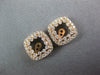 .67CT DIAMOND 18KT ROSE GOLD CLUSTER SQUARE INTERCHANGEABLE STUD JACKET EARRINGS