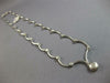 .37CT DIAMOND 14KT WHITE GOLD MATTE & SHINY ETOILE SEMI ETERNITY LOVE NECKLACE