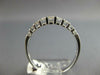 ESTATE .36CT DIAMOND 14KT WHITE GOLD ROUND CLASSIC 2MM CHANNEL ANNIVERSARY RING