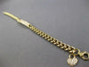 ESTATE WIDE 1.25CT DIAMOND 14KT YELLOW GOLD 3D FOUR ROW BAR HEART LOVE BRACELET