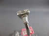 1.52CT DIAMOND 18KT WHITE GOLD 3D ROUND & BAGUETTE CLUSTER SQUARE INVISIBLE RING