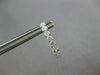 ESTATE 1.06CT DIAMOND 18KT WHITE GOLD 3D INSIDE OUT OVAL HOOP HANGING EARRINGS