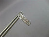 ESTATE .34CT DIAMOND 14KT WHITE GOLD CLASSIC 2 ROW HUGGIE HOOP HANGING EARRINGS