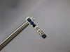 .99CT DIAMOND & AAA SAPPHIRE 14K WHITE GOLD OVAL LEVERBACK HOOP HANGING EARRINGS