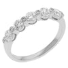 .71CT DIAMOND 14KT WHITE GOLD 3D 11 STONE ROUND CHANNEL BEZEL ANNIVERSARY RING