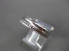 ANTIQUE WIDE 14K WHITE GOLD DIAMOND CUT FILIGREE WEDDING ANNIVERSARY RING #18933